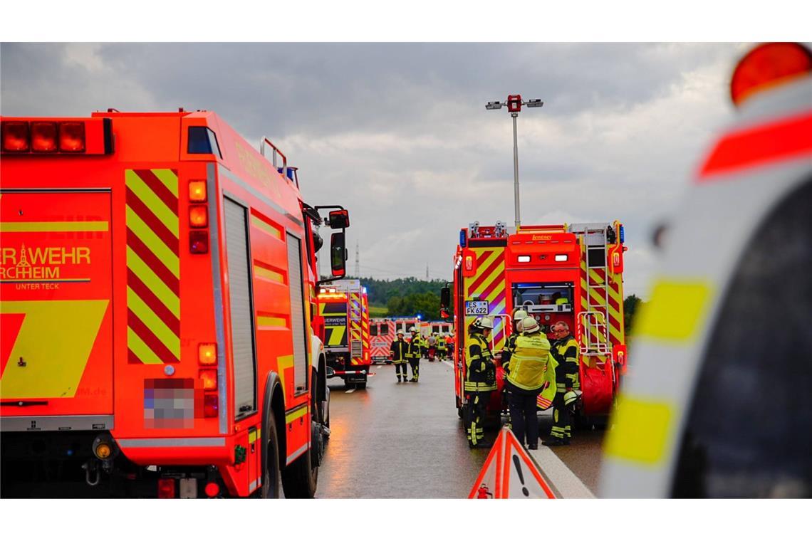 Schwerer Unfall auf der A 8. (Archivbild)