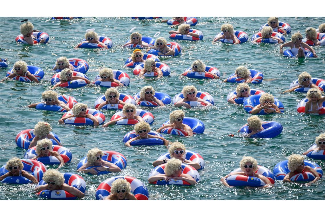 Schwimmen für den guten Zweck.