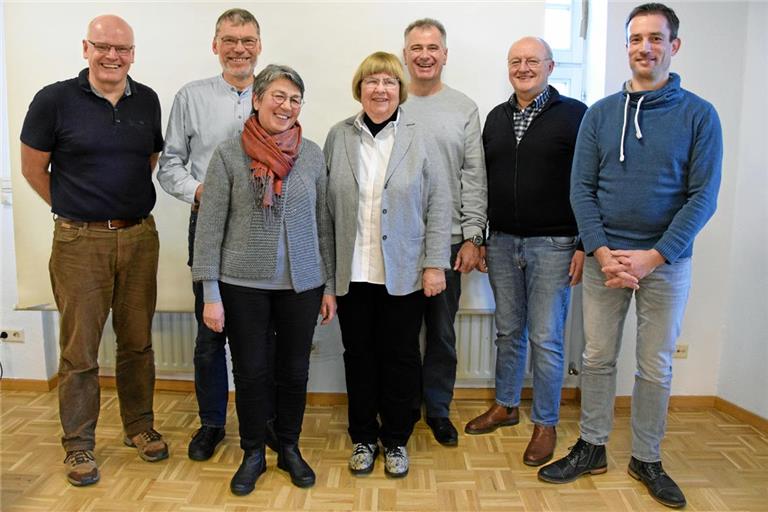 Sie möchten der EGM neuen Auftrieb verleihen (von links): Vorstände Rainer Braulik und Gerd Linke, Aufsichtsräte Sabine Dietrich, Gabriele Böck, Andreas Winkle, Heinz Fohrer und Holger Dörrscheidt. Foto: Elisabeth Klaper