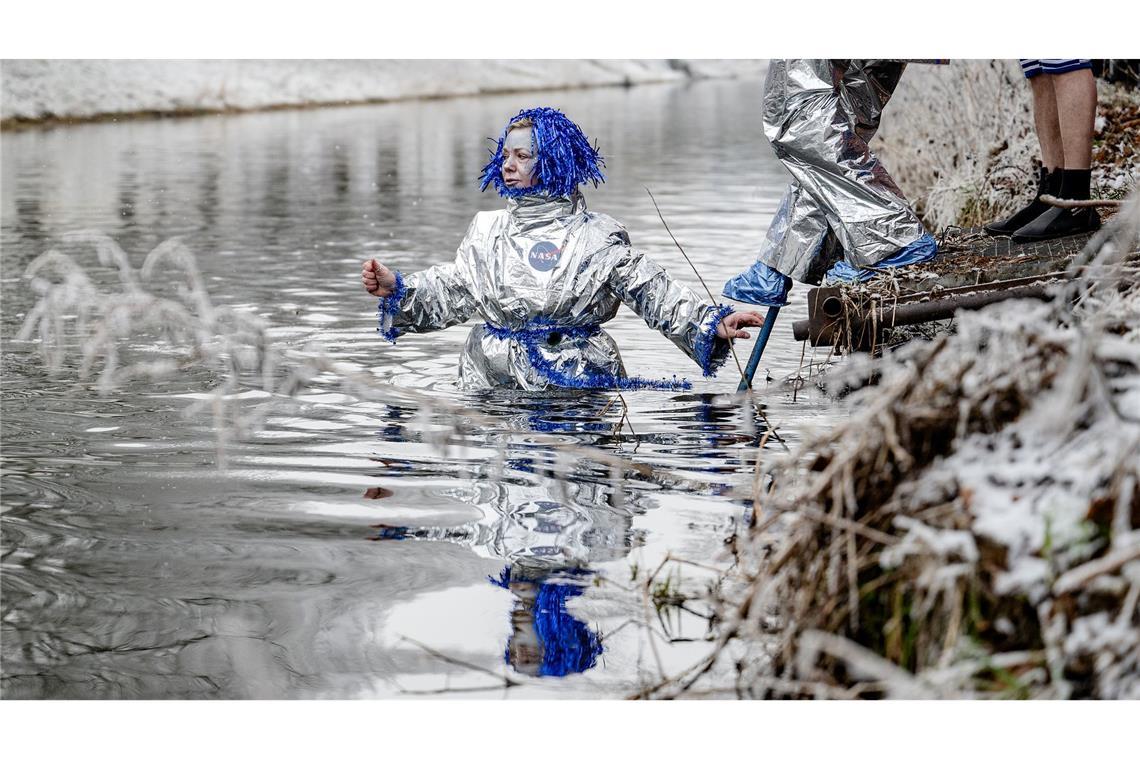 Silvesterschwimmen in Tschechien