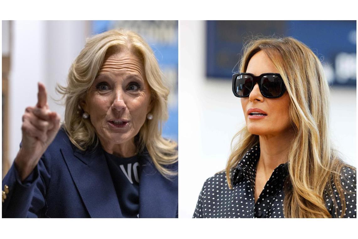 Sind nicht gut aufeinander zu sprechen: Jill Biden (links) und Melania Trump