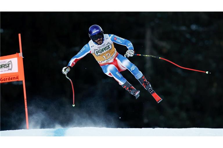 Ski-Star Cyprien Sarrazin gewann vergangene Saison beide Abfahrten in Kitzbühel.