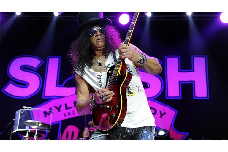 Slash ist eigentlich gerade auf Tour.