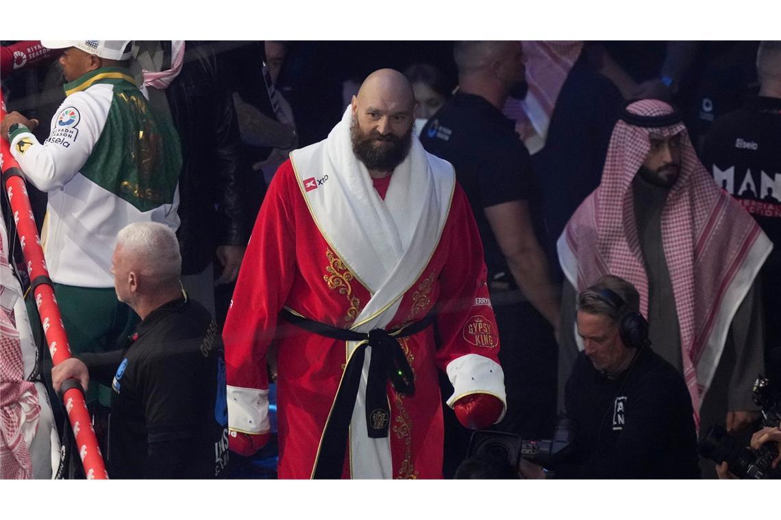 Sorgte mit seinem Outfit wieder für Furore: Tyson Fury