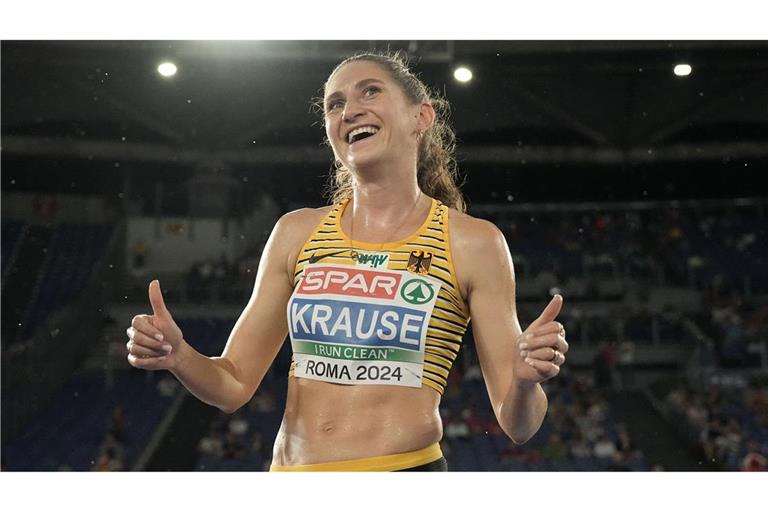 Spitzen-Leichtathletin Gesa Felicitas Krause hat ihre Verlobung bekanntgegeben.