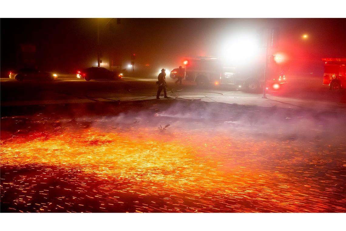 Starke Winde an der Westküste der USA könnten die Feuer erneut anfachen. (Foto aktuell)