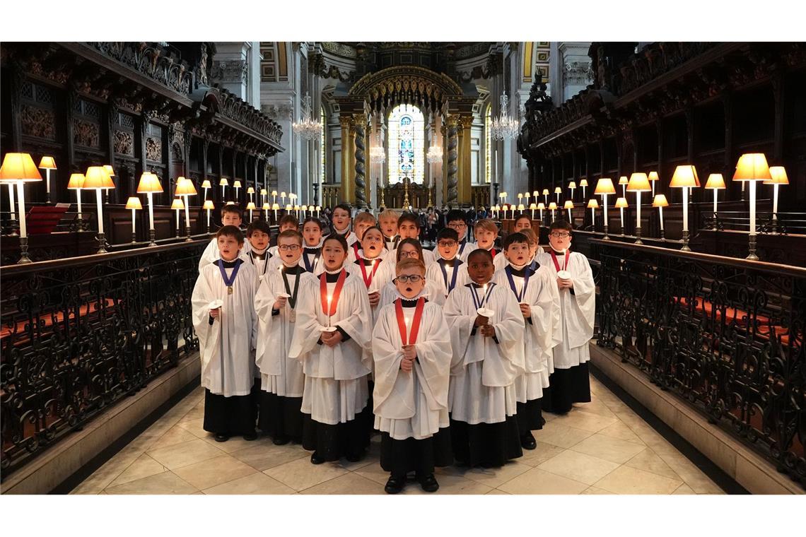 Stimmzauber im Advent: Chor der St. Paul's Cathedral bereitet sich auf Weihnachtsgottesdienste vor