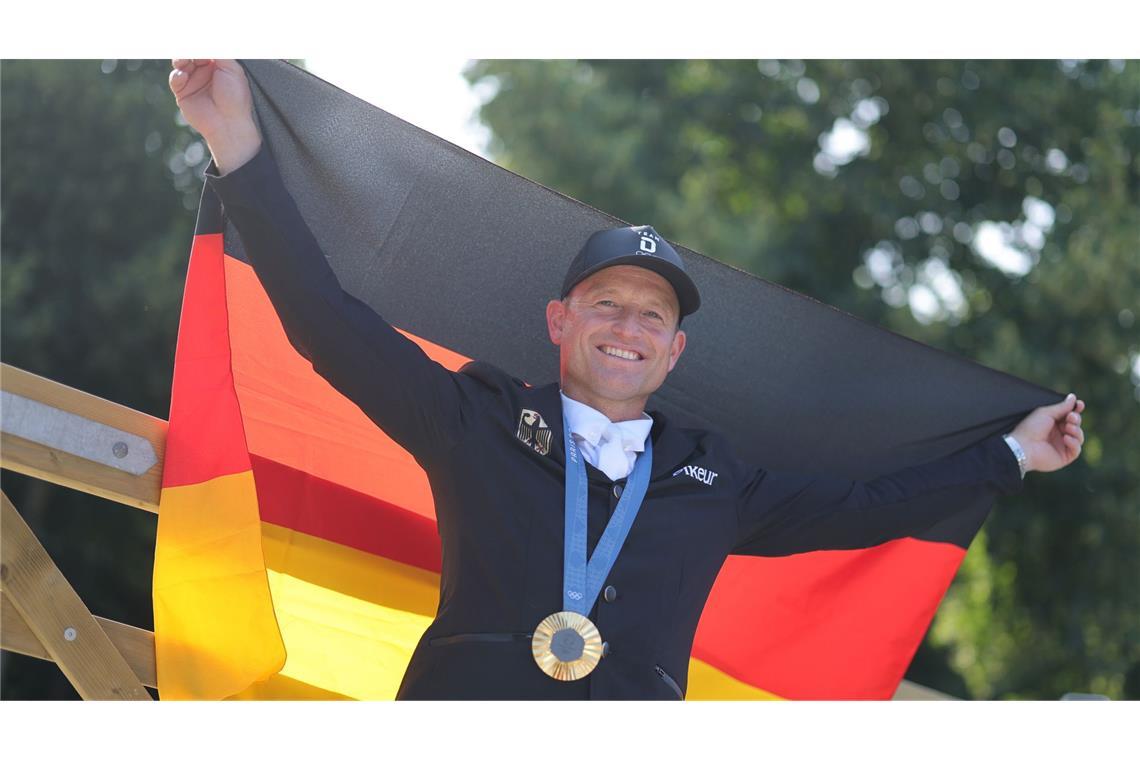 Strahlender Gold-Gewinner: Michael Jung.