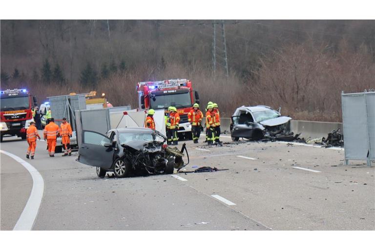 Tödlicher Unfall auf der A6.