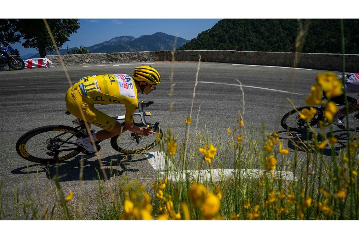 Tour de France: Träger des Gelben Trikots ist der Slowene Tadej Pogacar.