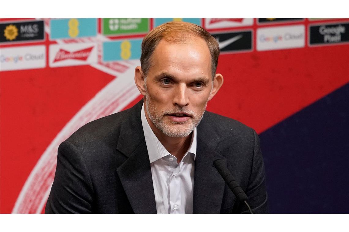 Trainer Thomas Tuchel wurde als neuer Nationaltrainer Englands vorgestellt.