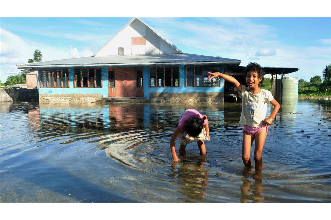 Tuvalu könnte in 100 Jahren versunken sein..