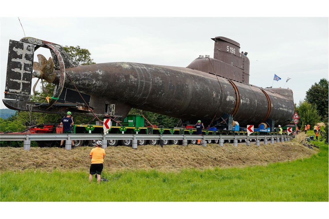 U-Boot auf Rädern – bald ist U17 im Technikmuseum in Sinsheim zu sehen.