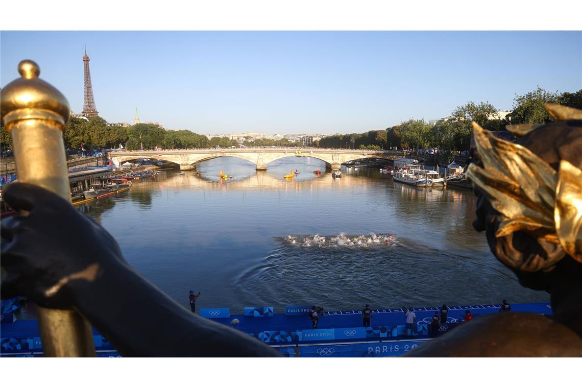 Über die Seine wurde viel gesprochen. Die Triathlon-Wettbewerbe lieferten aber spektakuläre Bilder – und eine goldene Medaille für das deutsche Team im Mixed-Wettbewerb.