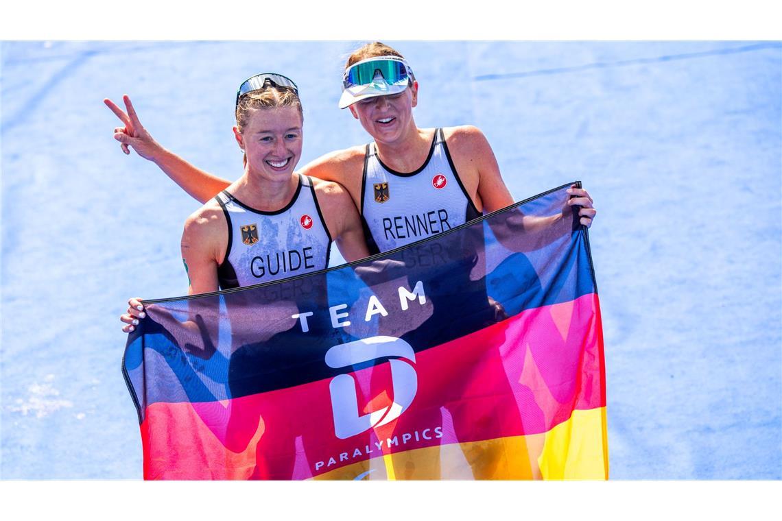 Überraschend sicherten sich Anja Renner mit Guide Maria Paulig Bronze.