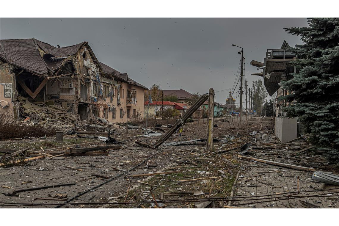 Ukrainische Experten bestätigen Einnahme der Kleinstadt Kurachowe durch russische Truppen. (Archivbild)