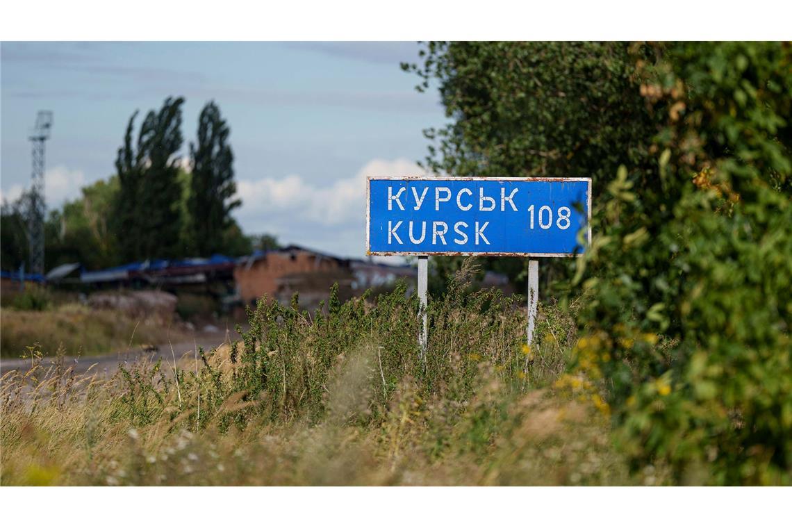 Ukrainische Truppen rücken bei Kursk weiter vor. (Archivbild)