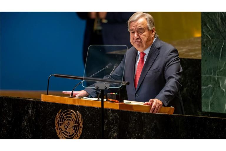 UN-Generalsekretär António Guterres.