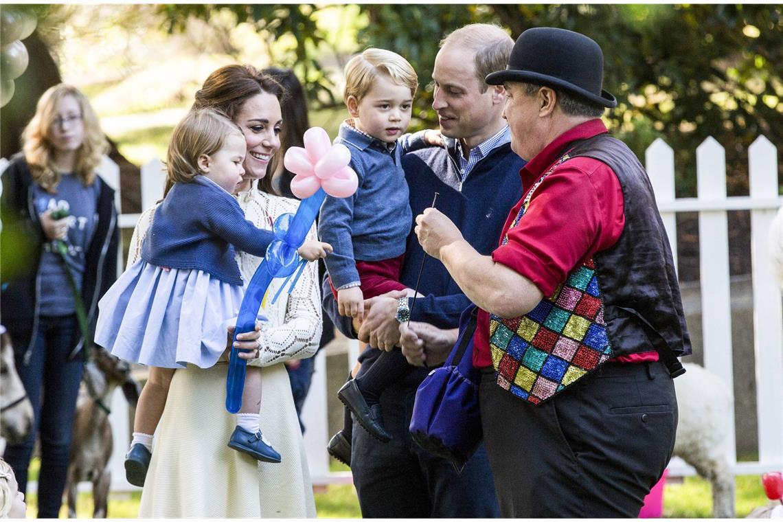 Und hier gab man sich redlich Mühe, ein ansprechendes Programm für die kleinen Royals zu gestalten.