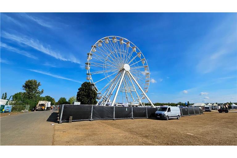 Ursachenforschung: Ermittler suchen weiter nach den Gründen des Brandes eines Riesenrads auf dem Highfield-Festival.