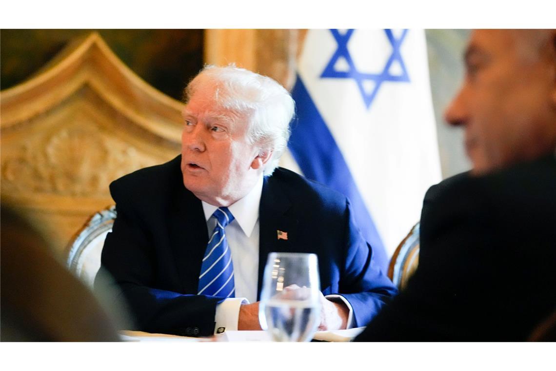 US-Präsident Donald Trump und der israelische Regierungschef Benjamin Netanjahu. (Archivbild)