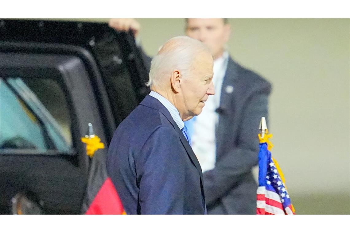 US-Präsident Joe Biden zu Besuch in Berlin eingetroffen.