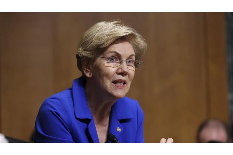 US-Senatorin Elizabeth Warren  kritisiert Musks und Trumps Zusammenarbeit stark. (Archivbild)