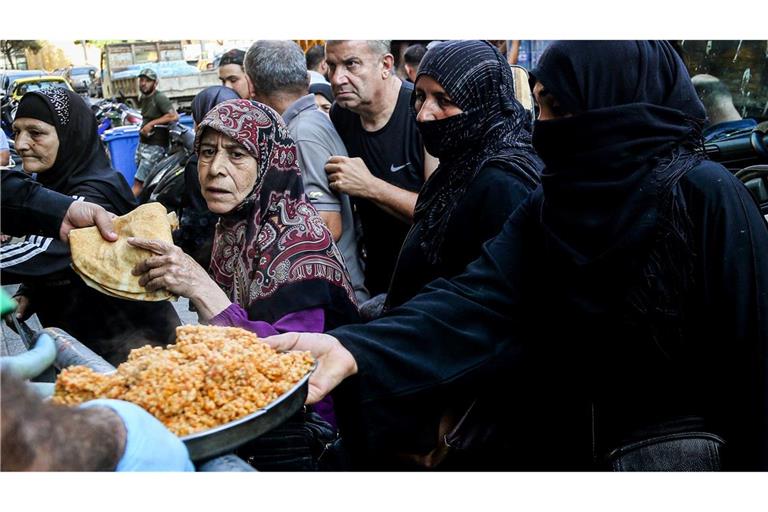 Viele der Vertriebenen im Libanon sind auf humanitäre Hilfe angewiesen.