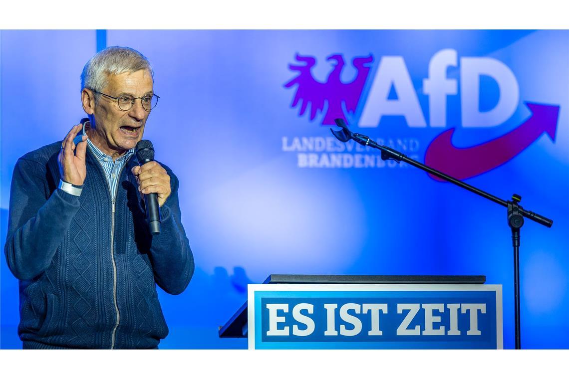 Vom Charité-Laborarzt zum AfD-Spitzenkandidaten: Hans-Christoph Berndt (Archivbild).