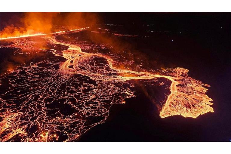 Vulkanausbrüche sind auf Island keine Seltenheit, liefern aber immer wieder spektakuläre Bilder.