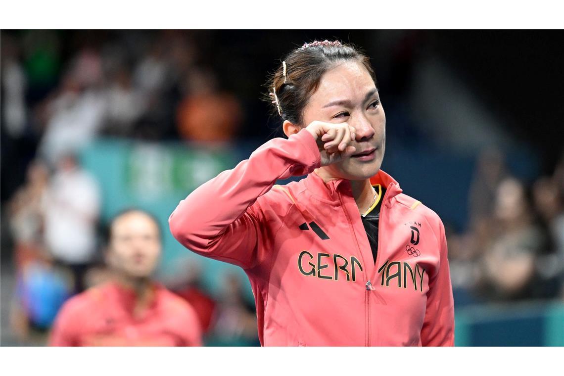 War nach dem verlorenen Bronze-Duell nur schwer zu trösten: Xiaona Shan