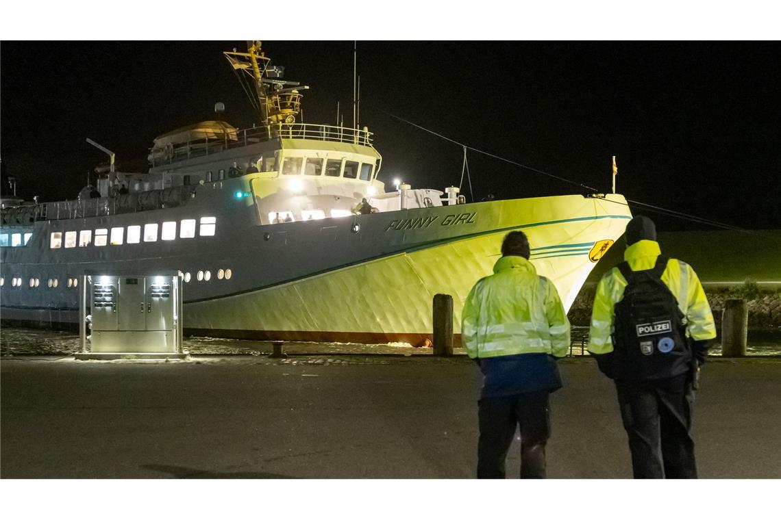 Wegen Stromausfall konnte das Schiff nicht mehr fahren.