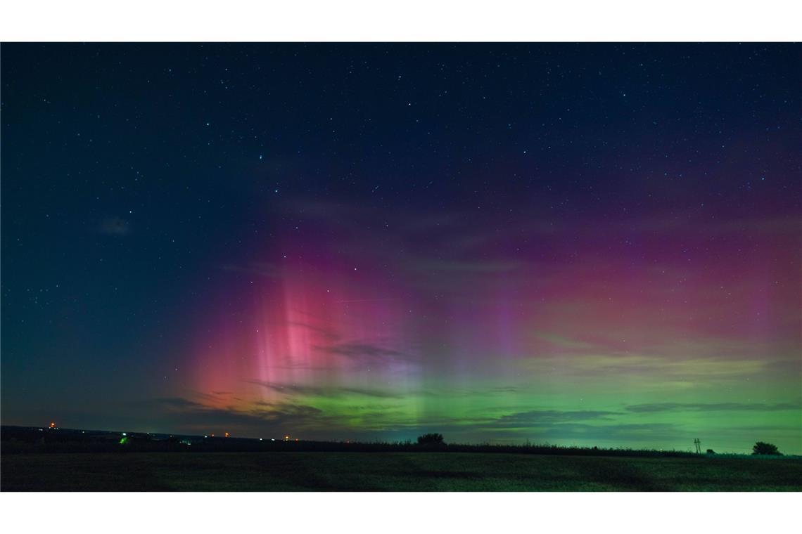 Weitere Bilder von den Polarlichtern, die in der Nacht zum 13. August zu sehen waren.