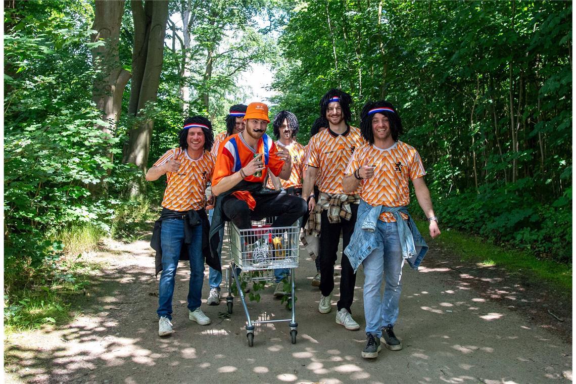 Weitere Bilder von niederländischen Fans bei der „Euro 2024“ in Deutschland.