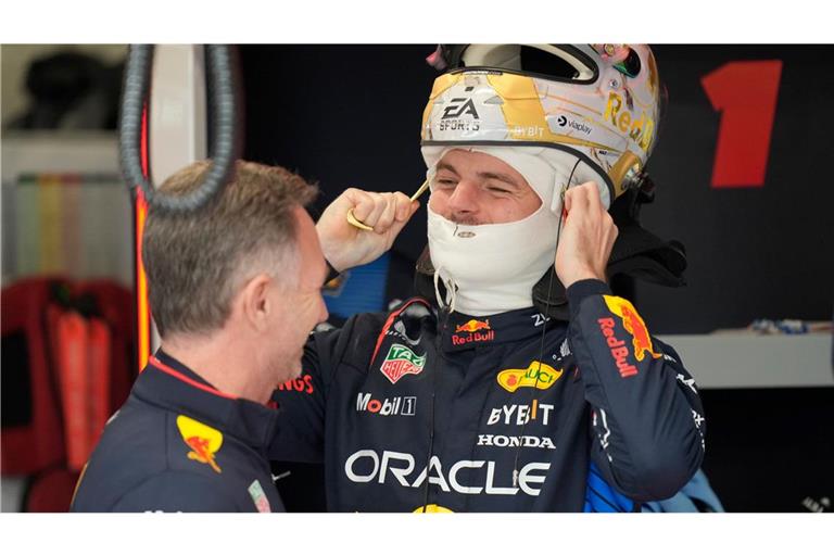 Weltmeister Max Verstappen hat sich auch von der Titelparty in Las Vegas bis in die Morgenstunden erholt.