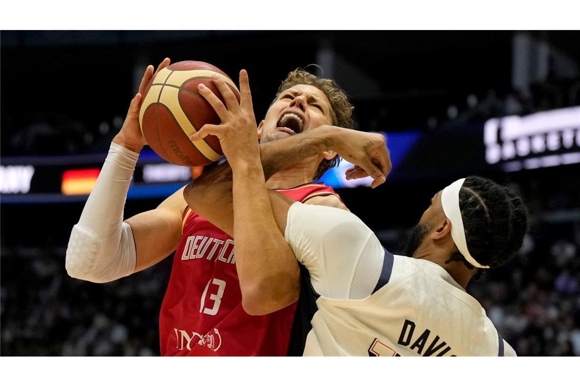 Wertvolle Bankspieler im Duell: Moritz Wagner und Anthony Davis.