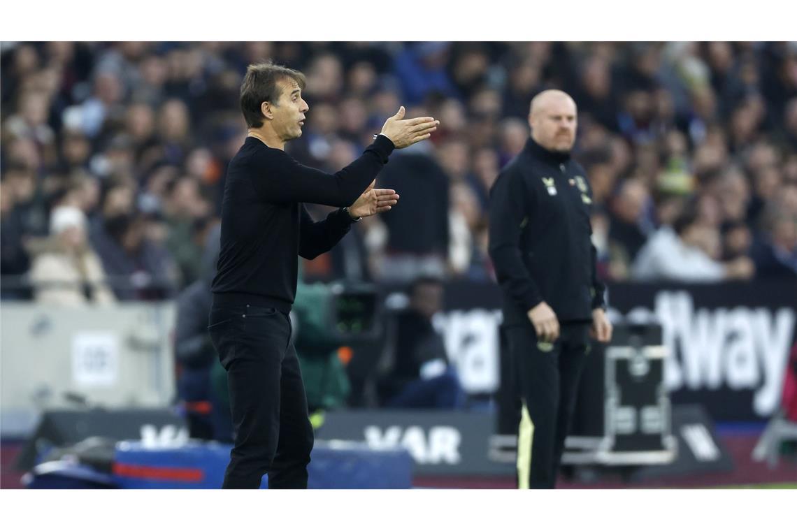 West Ham United trennt sich von Trainer Julen Lopetegui (l)