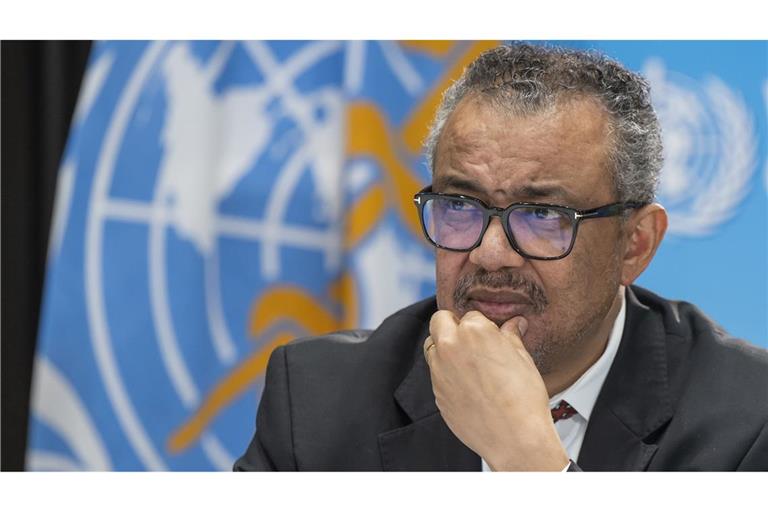 WHO-Chef Tedros sorgt sich um die Lage im Norden Gazas. (Archivbild)