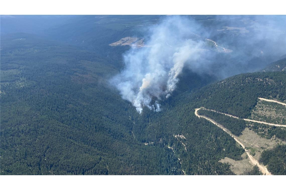 Wie in den vergangenen Jahren gibt es in Kanada und in den USA zahlreiche Waldbrände.