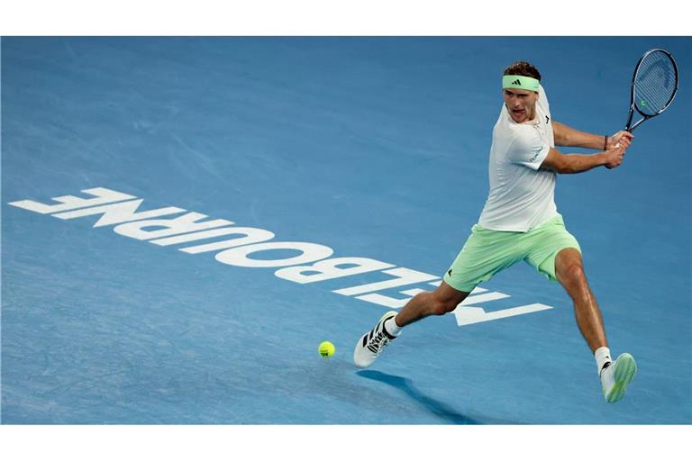 Will bei den Australian Open um seinen ersten Grand-Slam-Turniersieg kämpfen: Alexander Zverev.