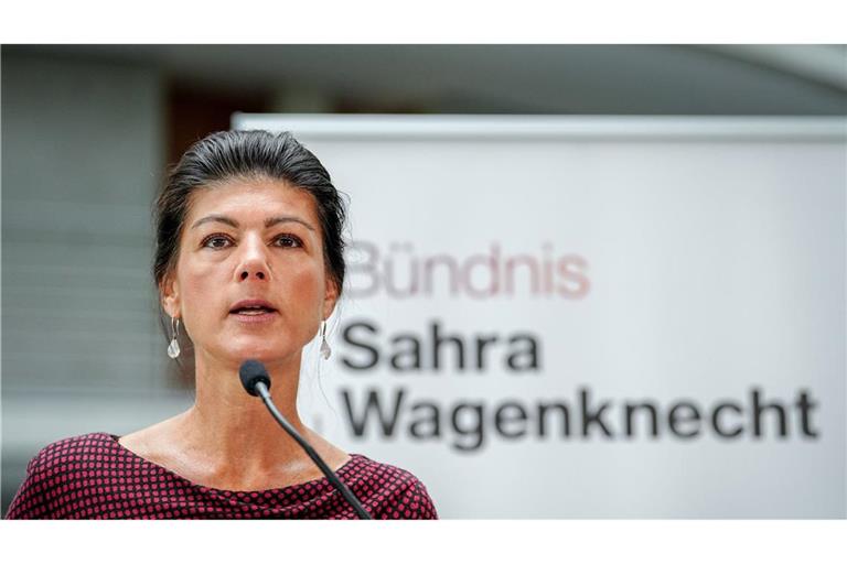 Will in Nordrhein-Westfalen für das BSW auf Platz eins der Landesliste: Sahra Wagenknecht