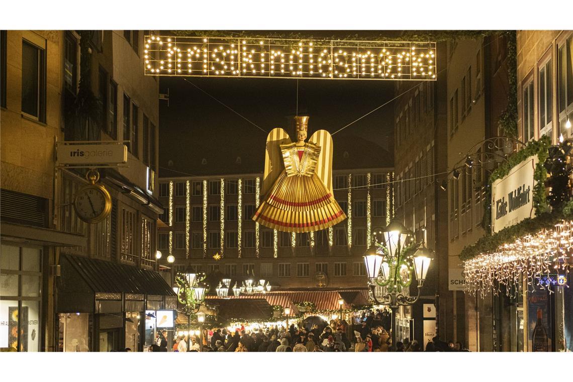 Willkommen auf dem Christkindlesmarkt.