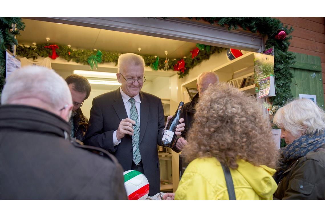 Winfried Kretschmann geht nicht mehr auf Weihnachtsmärkte. (Archivbild)