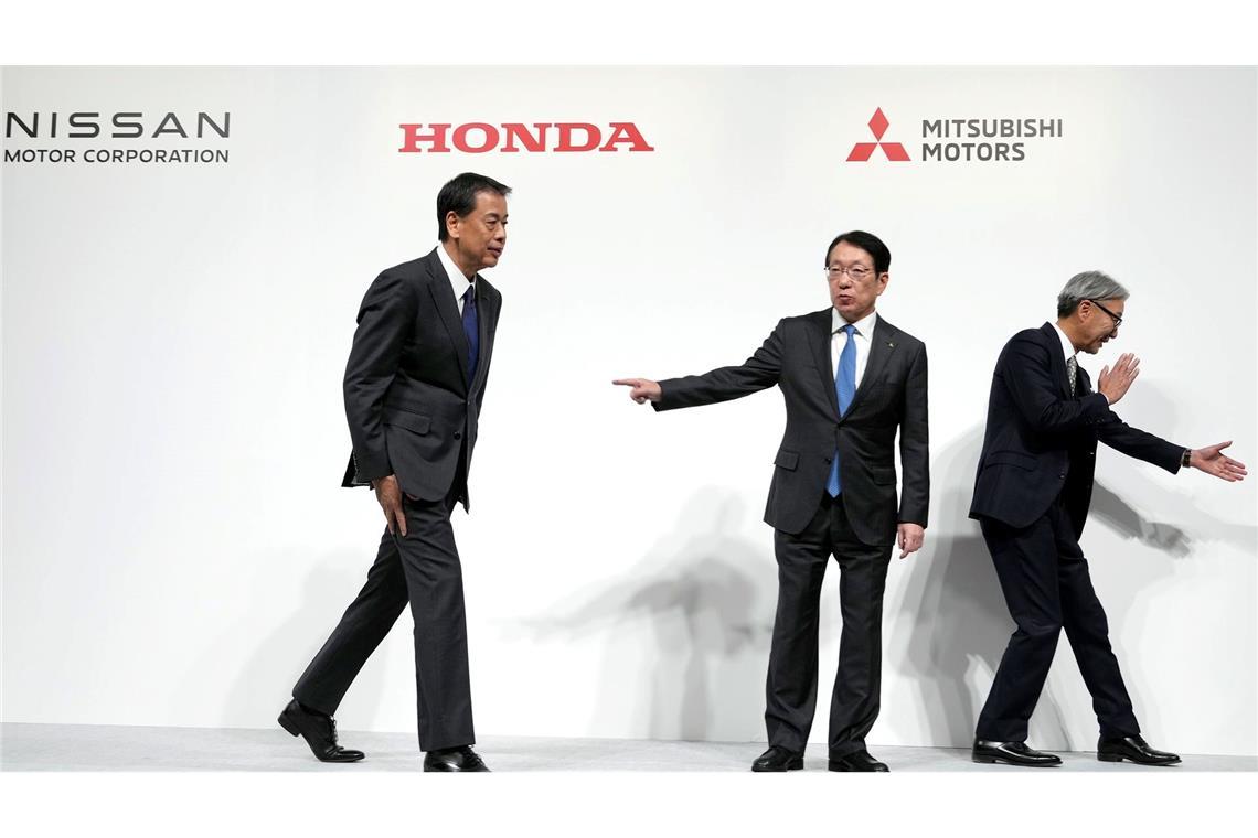 Wohin? - Gemeinsame Pressekonferenz von Honda und Nissan