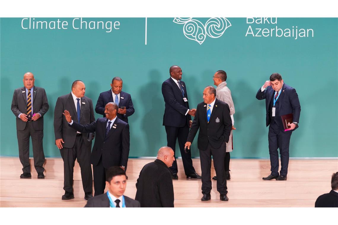 Zahlreiche Staats- und Regierungschef treffen sich derzeit in Baku in Aserbaidschan.