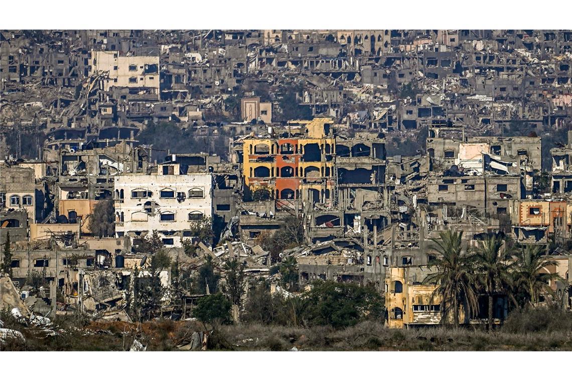 Zerstörte Gebäude sind im Gazastreifen zu sehen. (Archivbild)