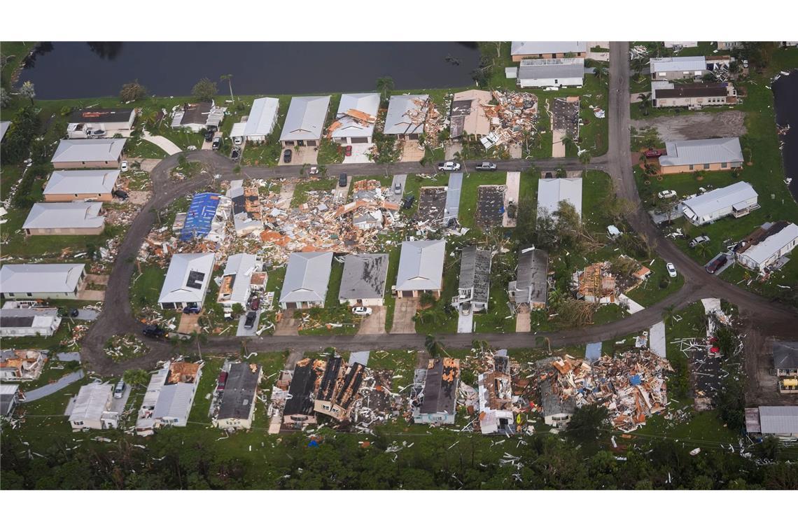 Zerstörung nach Hurrikan Milton in Florida