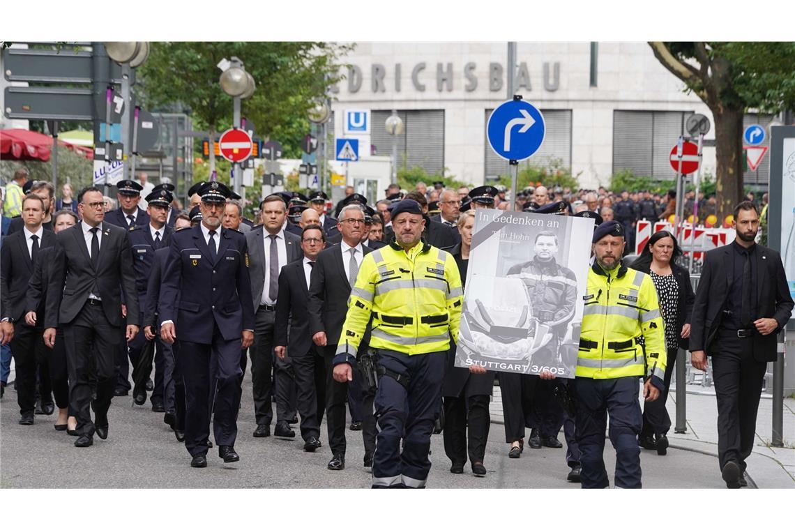 Zuletzt starb Motorradpolizist Thomas Hohn am 24. Juni während der Fußball-EM in Stuttgart bei einer Eskorte. (Archivbild)