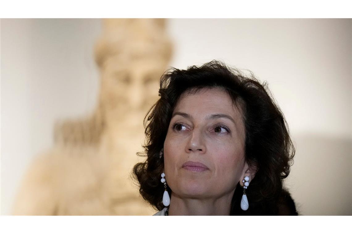 Zum Abschluss der Restaurierung historischer Stätten reist Unesco-Chefin Azoulay in den Irak (Archivbild).