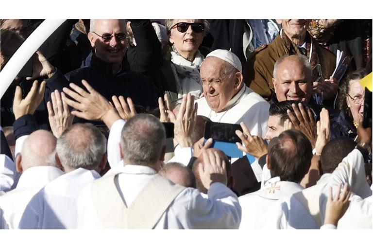 Zum Abschluss seiner Reise in Belgien feiert der Papst eine Messe im König-Baudouin-Stadion in Brüssel.